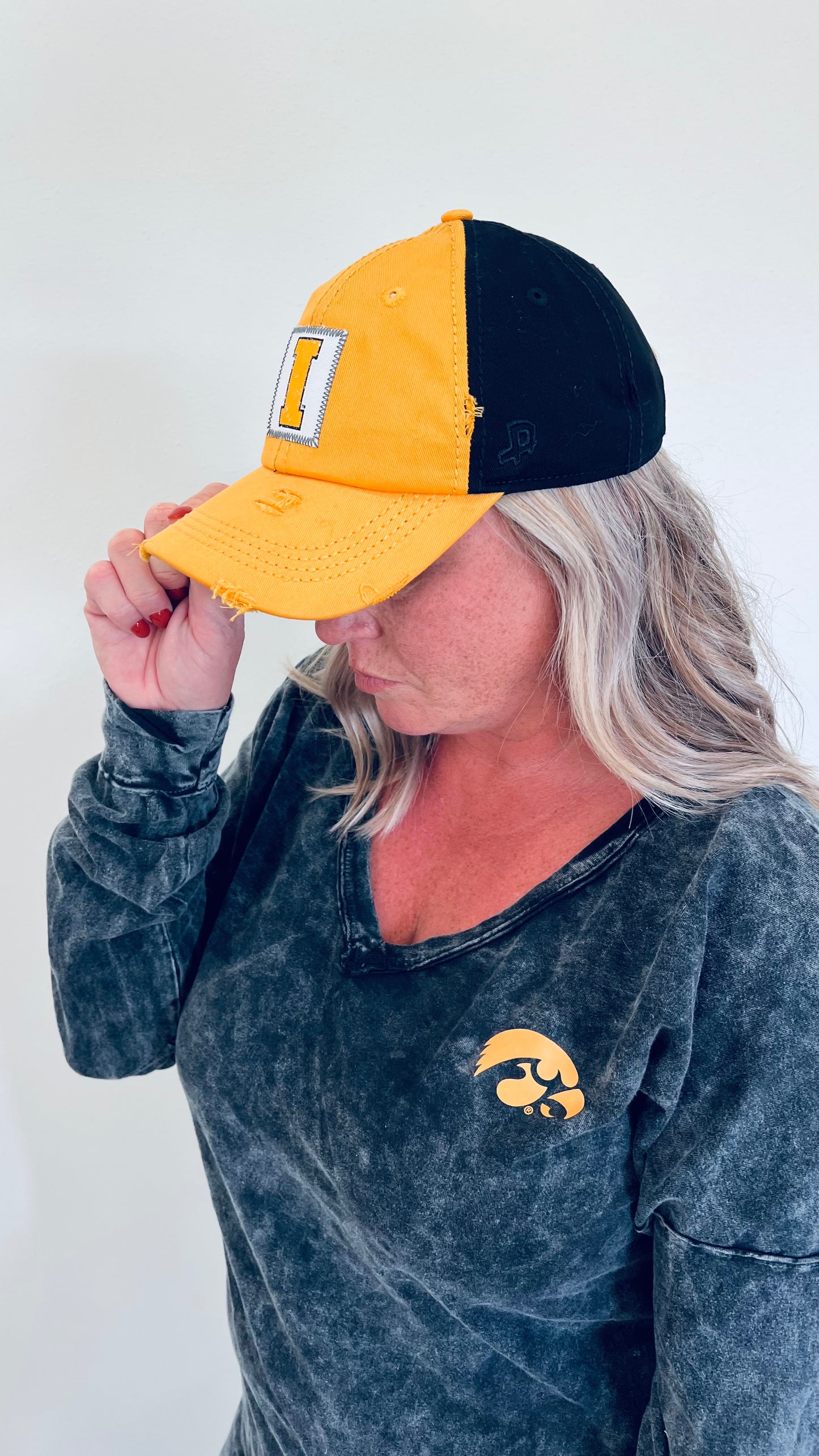 Gold Iowa Hat