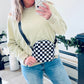 Checkered Mini Crossbody