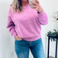 Fleece Boat Neck Sweatshirt