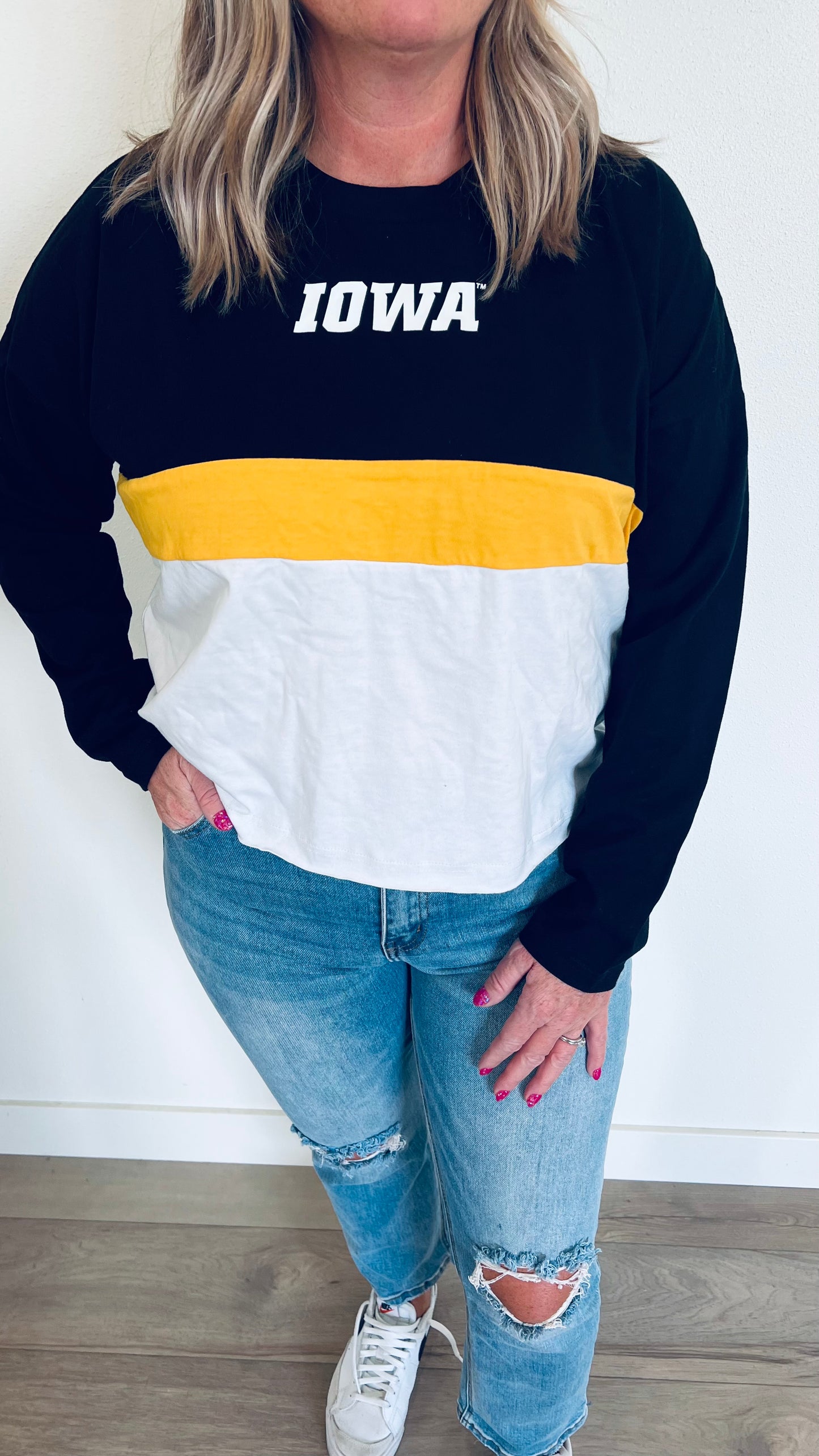 Color Block Iowa Long Sleeve