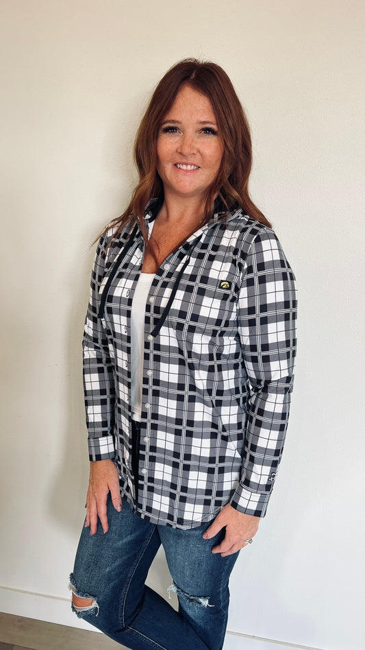 Iowa Plaid Jacket