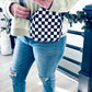 Checkered Mini Crossbody