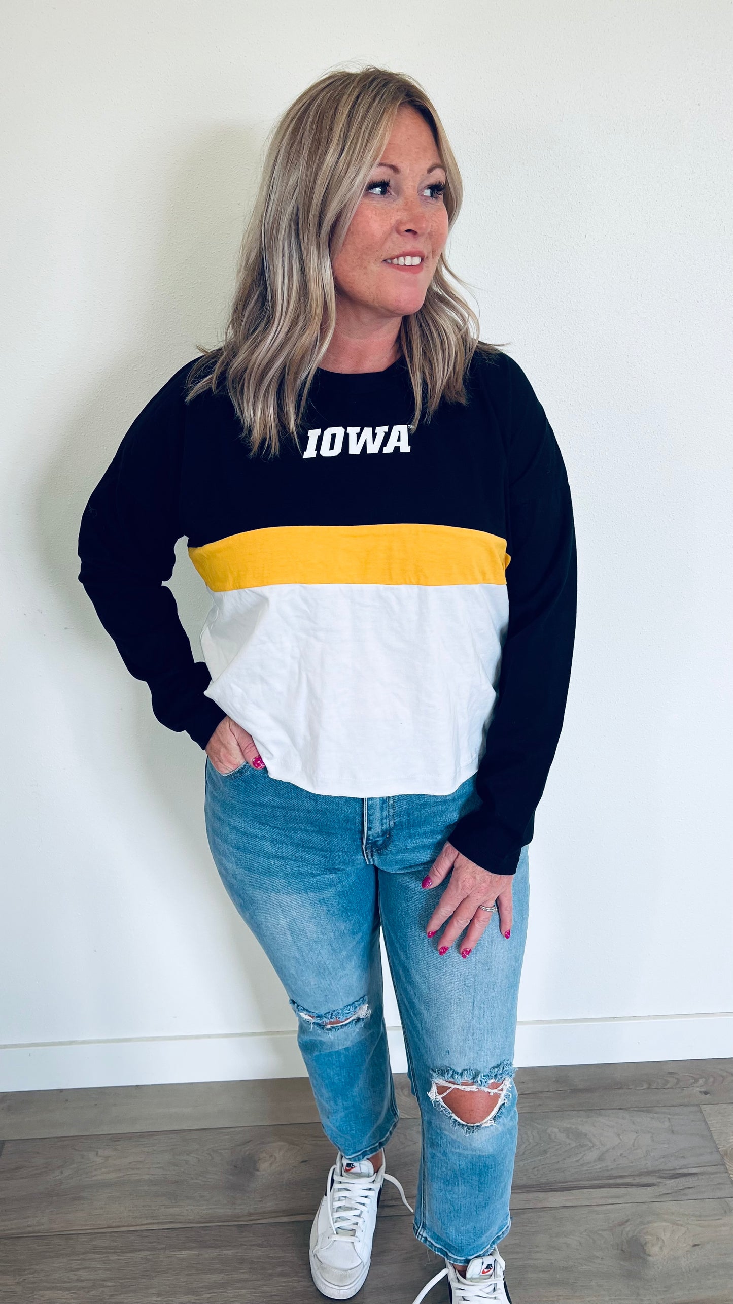 Color Block Iowa Long Sleeve